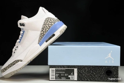 Hyperoad JORDAN “UNC” WHITE RETRO AIR 3 1019